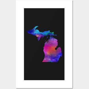 Watercolor Michigan | Stickers and More | Cherie's Art(c)2021 Posters and Art